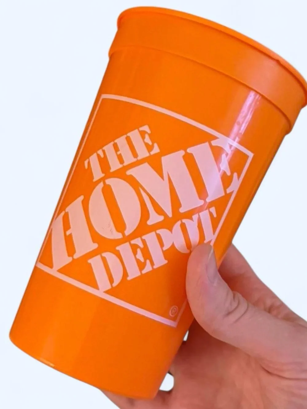 Orange Insulated Tumbler and Logo Cup Set